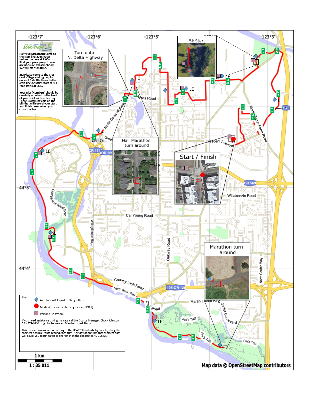 Pacific Northwest Marathon Harrisburg, Oregon Running